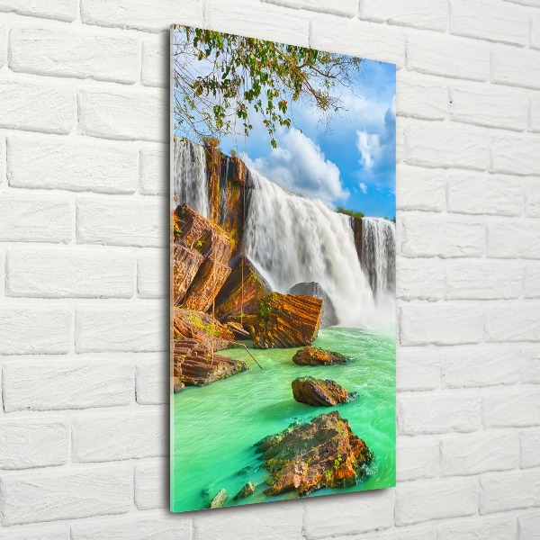 Staand foto in plexiglas Waterval