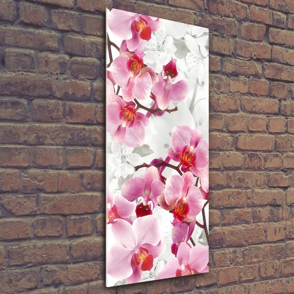 Staand foto in plexiglas Roze orchidee