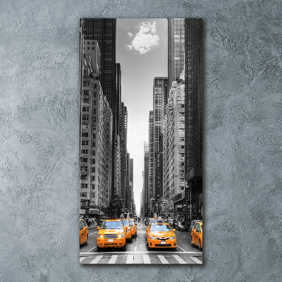 Staand foto in plexiglas New Yorkse taxi's