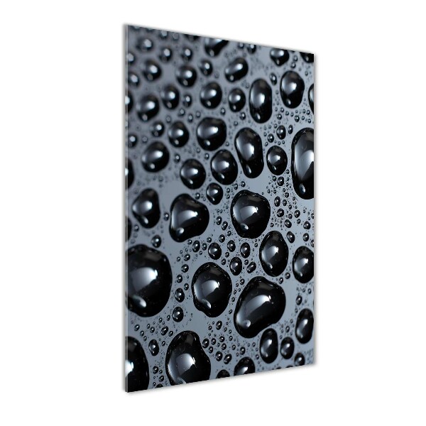 Staand foto op plexiglas waterdruppels