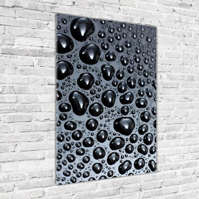 Staand foto op plexiglas waterdruppels