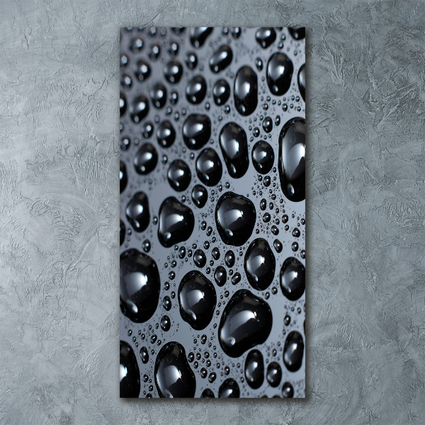 Staand foto op plexiglas waterdruppels