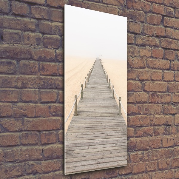 Staand foto plexiglas Strandpad