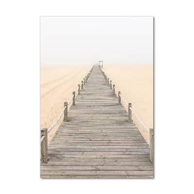 Staand foto plexiglas Strandpad