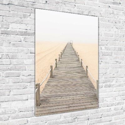 Staand foto plexiglas Strandpad