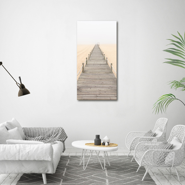 Staand foto plexiglas Strandpad