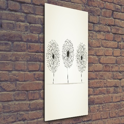 Staand foto in plexiglas Paardenbloemen