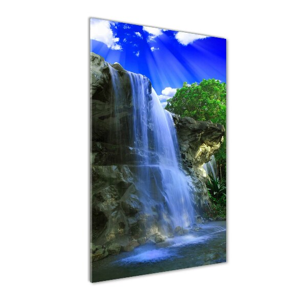 Staand plexiglas foto Waterval