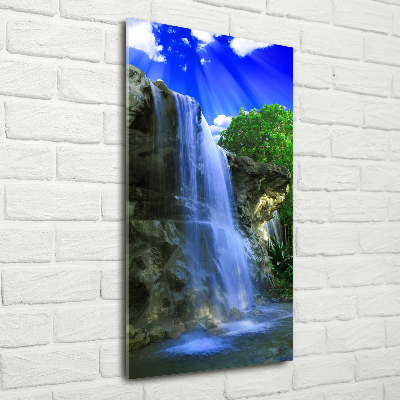 Staand plexiglas foto Waterval