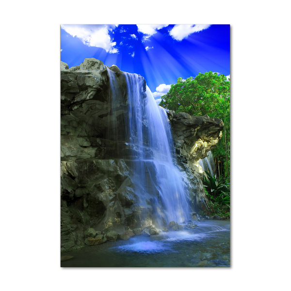 Staand plexiglas foto Waterval
