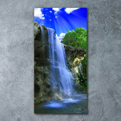 Staand plexiglas foto Waterval