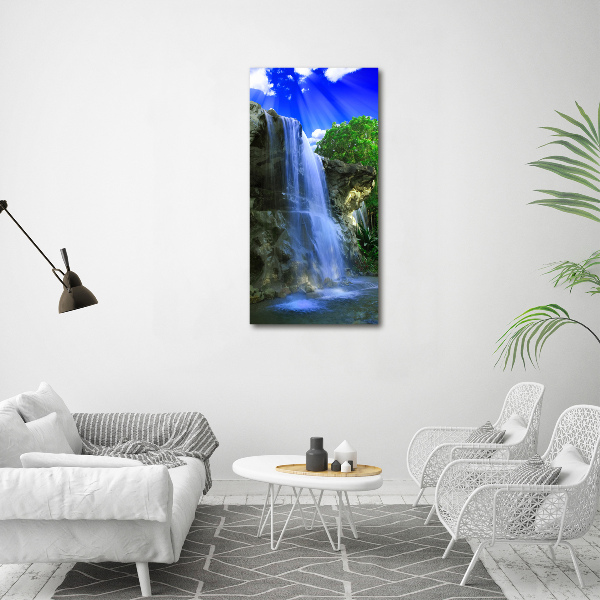 Staand plexiglas foto Waterval