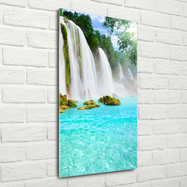 Staand foto op plexiglas Waterval