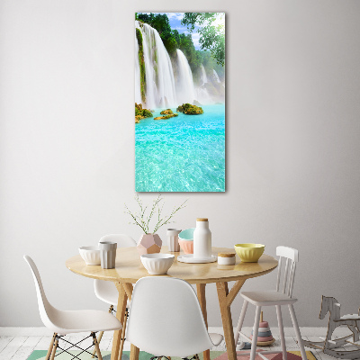 Staand foto op plexiglas Waterval