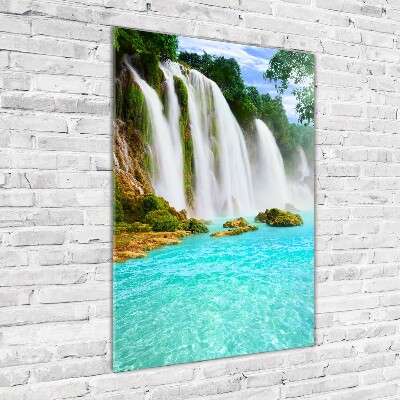 Staand foto op plexiglas Waterval