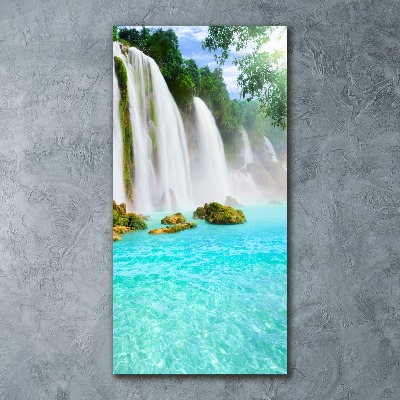 Staand foto op plexiglas Waterval