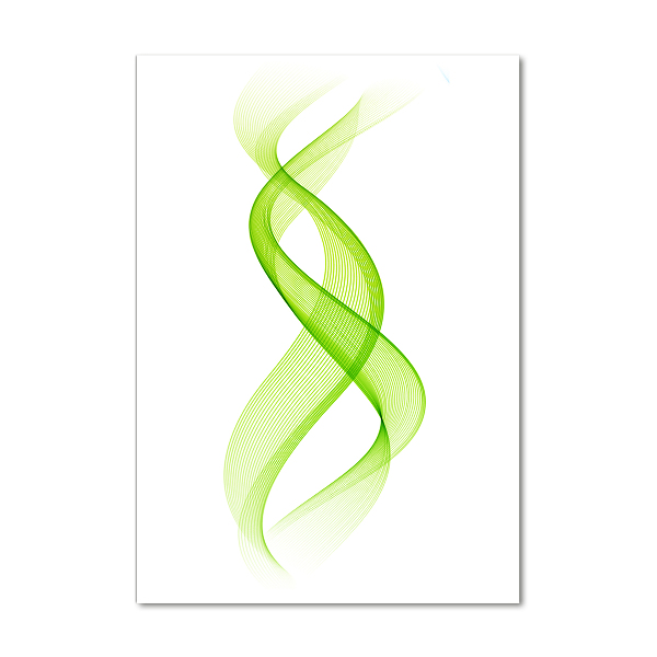 Staand foto in plexiglas Kleurrijke golven