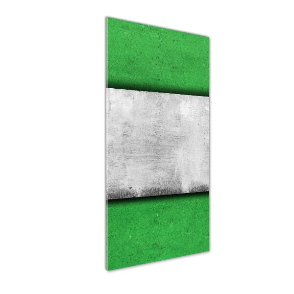 Staand foto op plexiglas Groene muur
