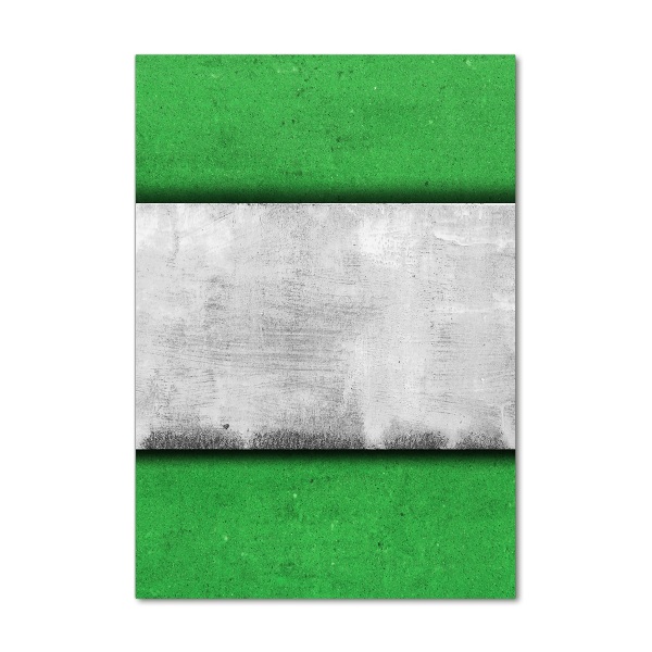 Staand foto op plexiglas Groene muur