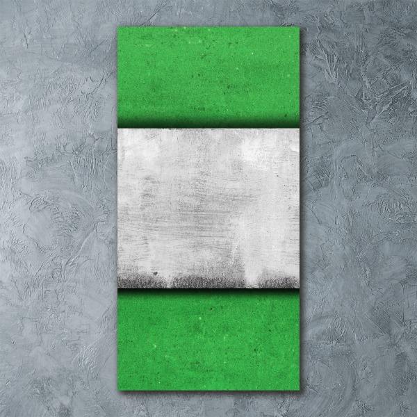 Staand foto op plexiglas Groene muur