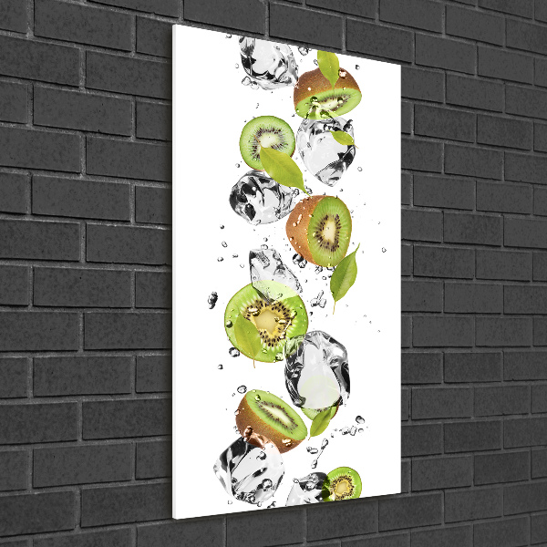 Staand plexiglas foto Kiwi en water