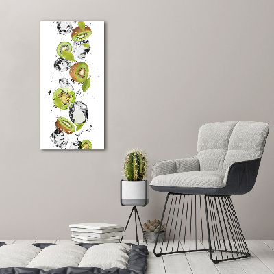 Staand plexiglas foto Kiwi en water