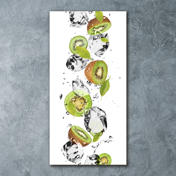 Staand plexiglas foto Kiwi en water