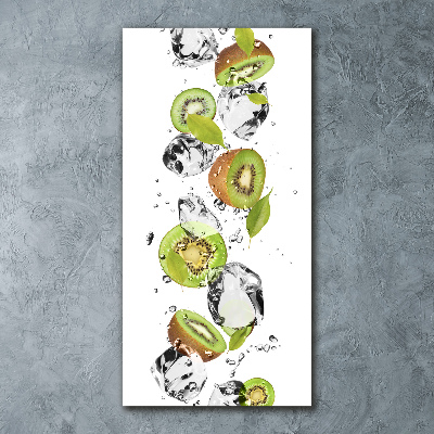 Staand plexiglas foto Kiwi en water