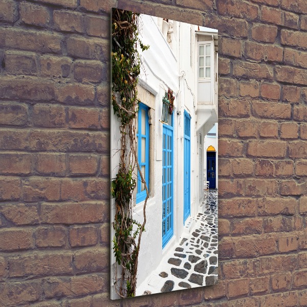 Staand plexiglas foto Griekse straten