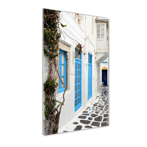 Staand plexiglas foto Griekse straten