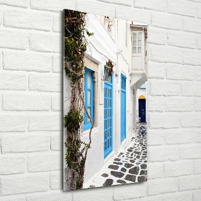 Staand plexiglas foto Griekse straten