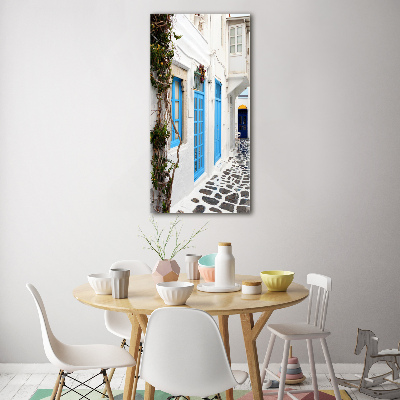 Staand plexiglas foto Griekse straten