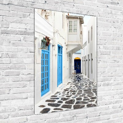 Staand plexiglas foto Griekse straten