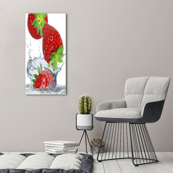 Staand foto in plexiglas Aardbeien