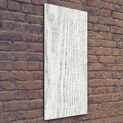 Staand plexiglas foto Wit linnen canvas