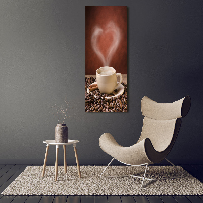 Staand foto op plexiglas Aromatische koffie