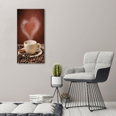 Staand foto op plexiglas Aromatische koffie