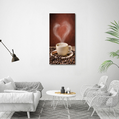 Staand foto op plexiglas Aromatische koffie