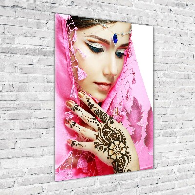 Staand foto plexiglas Indiase vrouw