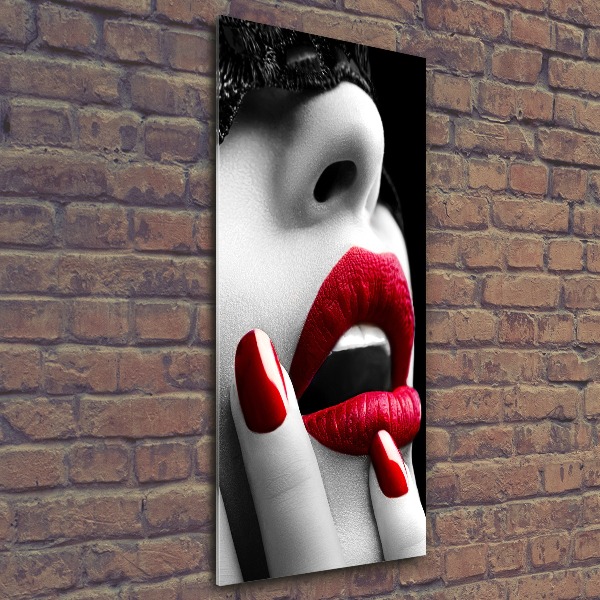 Staand foto op plexiglas Kanten masker