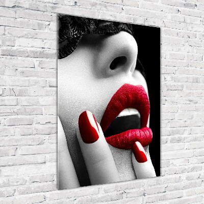 Staand foto op plexiglas Kanten masker