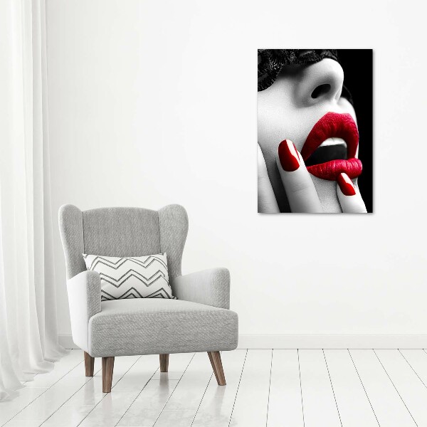 Staand foto op plexiglas Kanten masker