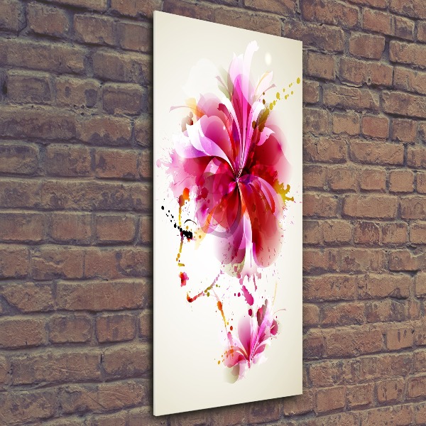 Staand foto in plexiglas Abstracte vrouw