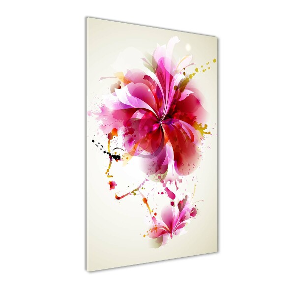 Staand foto in plexiglas Abstracte vrouw