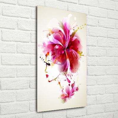 Staand foto in plexiglas Abstracte vrouw