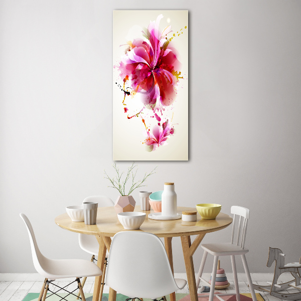 Staand foto in plexiglas Abstracte vrouw