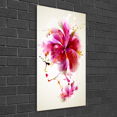 Staand foto in plexiglas Abstracte vrouw