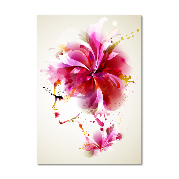 Staand foto in plexiglas Abstracte vrouw