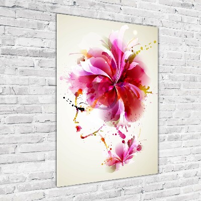 Staand foto in plexiglas Abstracte vrouw