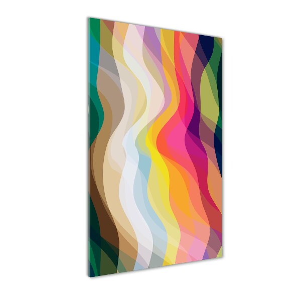 Staand foto op plexiglas Abstracte golven